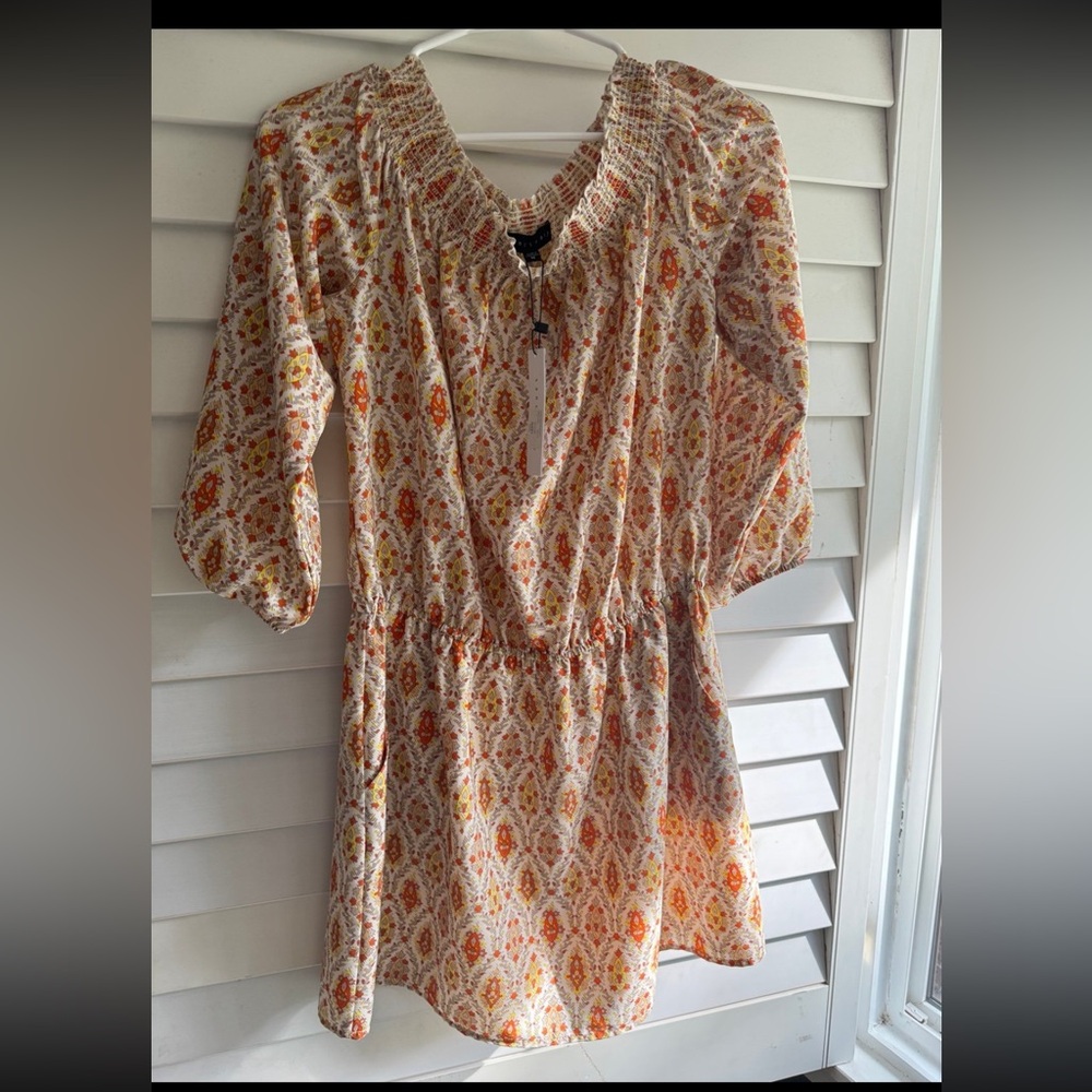 Sanctuary Off Shoulder Mini  Dress M New boho cottagecore peasant festival